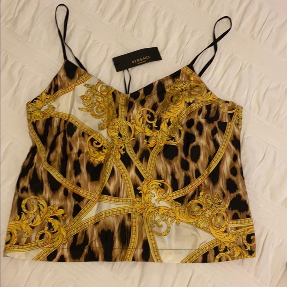 VERSACE silk tank.. never worn - new with tags